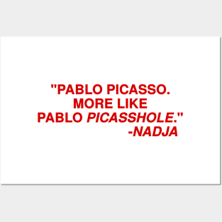 Pablo Picasshole Posters and Art